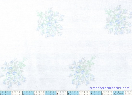 Lilac Floral Bouquet Flannel